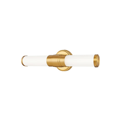 Warwick LED Bath Vanity Light in Modern Gold (18.27-Inch).