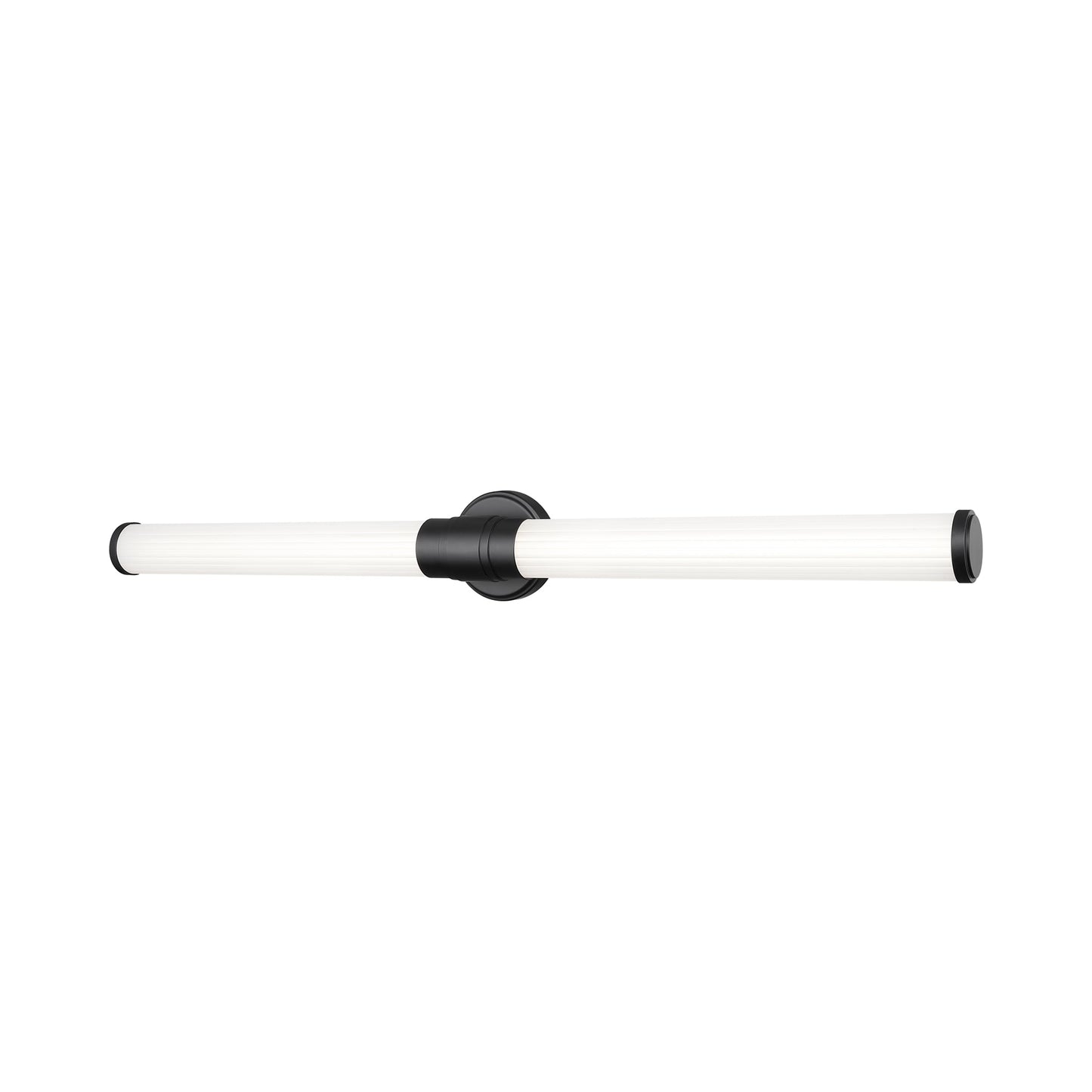Warwick LED Bath Vanity Light in Matte Black (40.2-Inch).