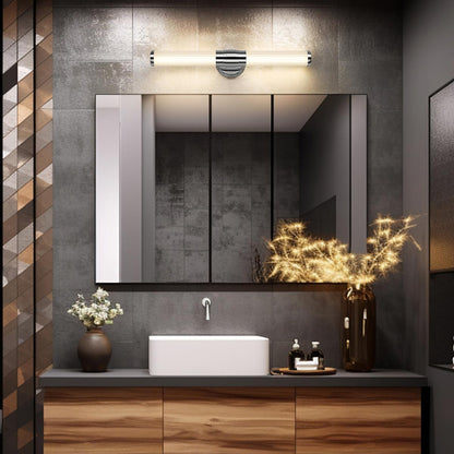 Warwick LED Bath Vanity Light in bathroom.
