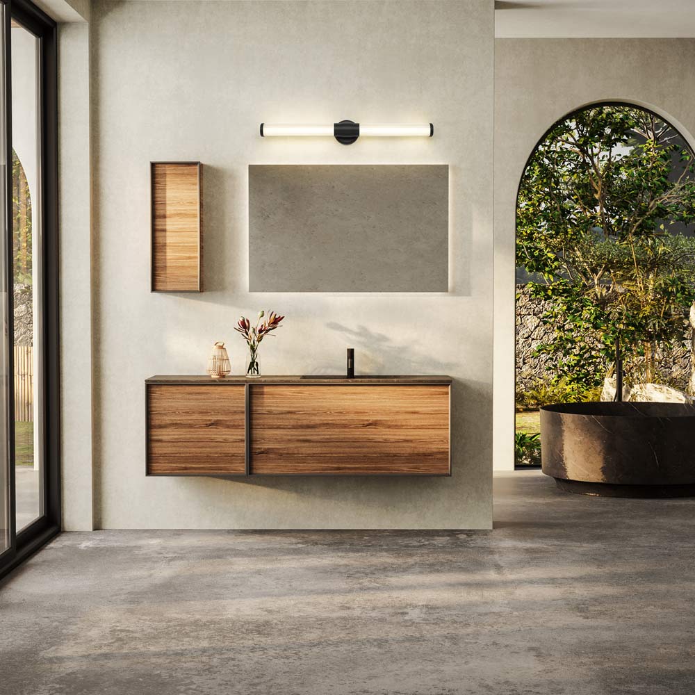 Warwick LED Bath Vanity Light in bathroom.