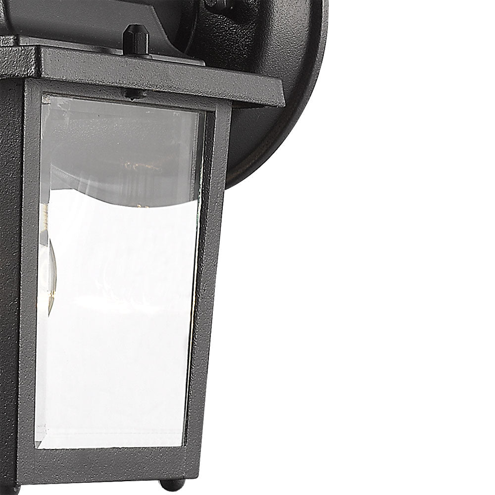 Waterdown Outdoor Glass Wall Light in Detail.