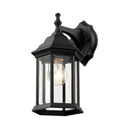 Waterdown Outdoor Lantern Wall Light in Detail.