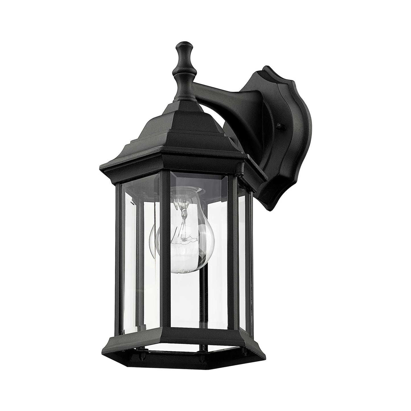 Waterdown Outdoor Lantern Wall Light in Detail.