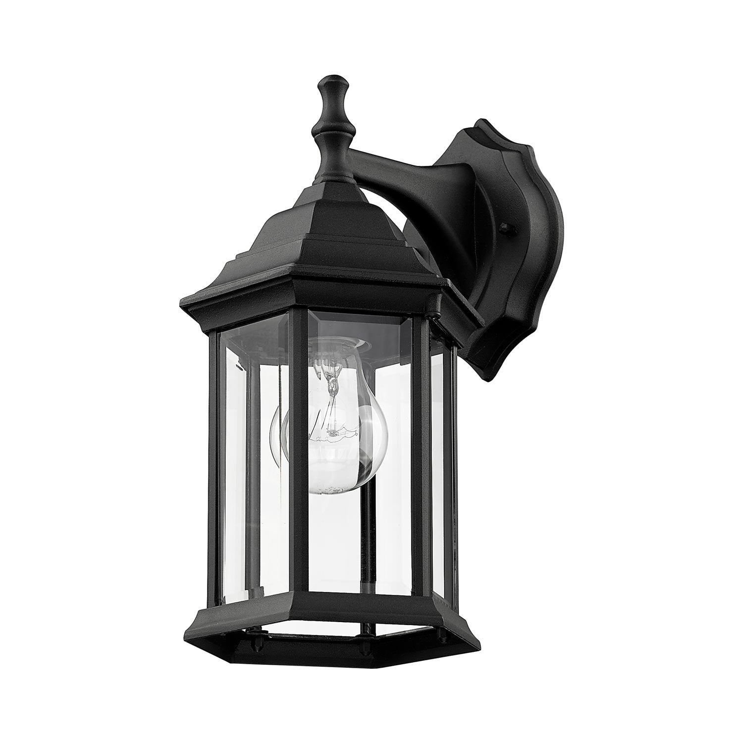 Waterdown Outdoor Lantern Wall Light in Detail.