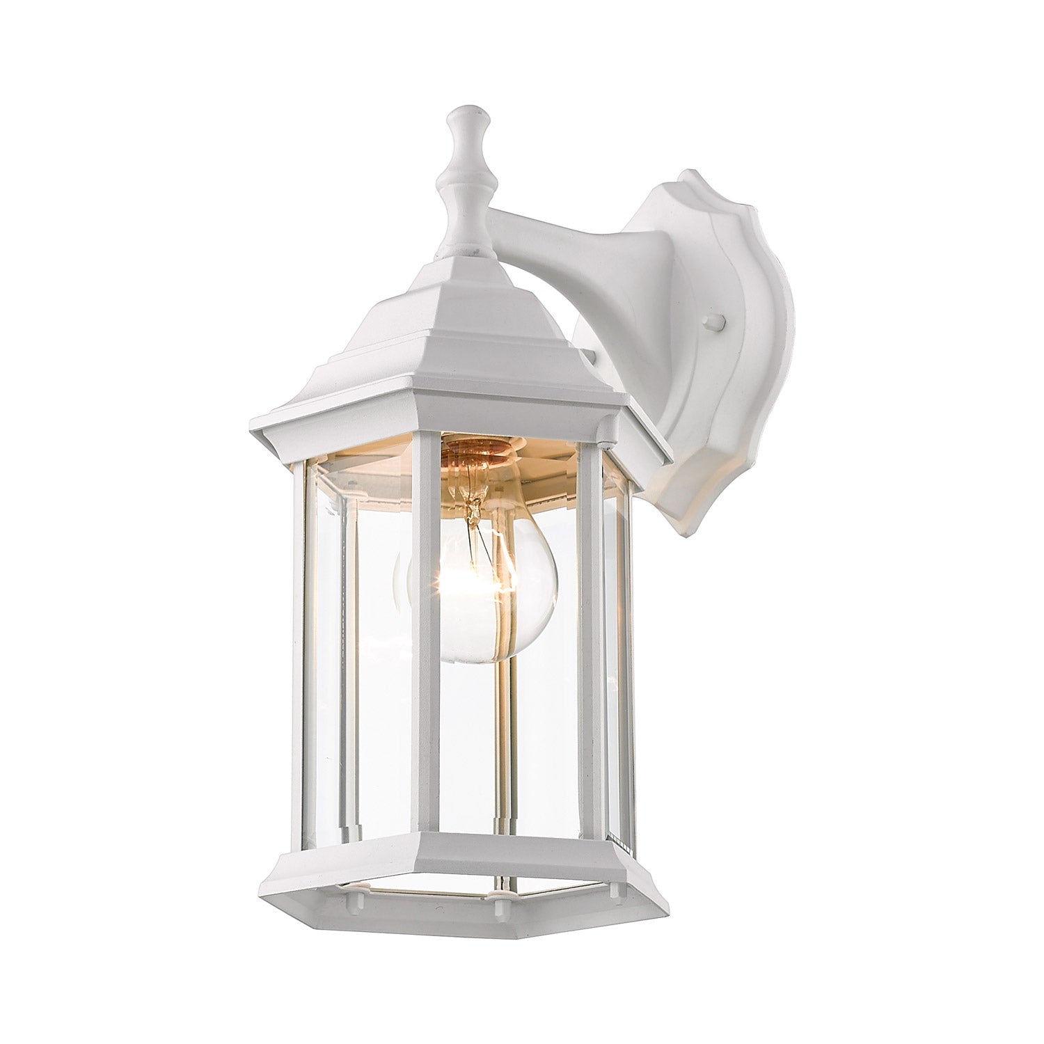 Waterdown Outdoor Lantern Wall Light in Detail.