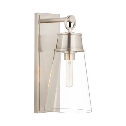 Wentworth Bath Wall Light in Brushed Nickel (16-Inch).