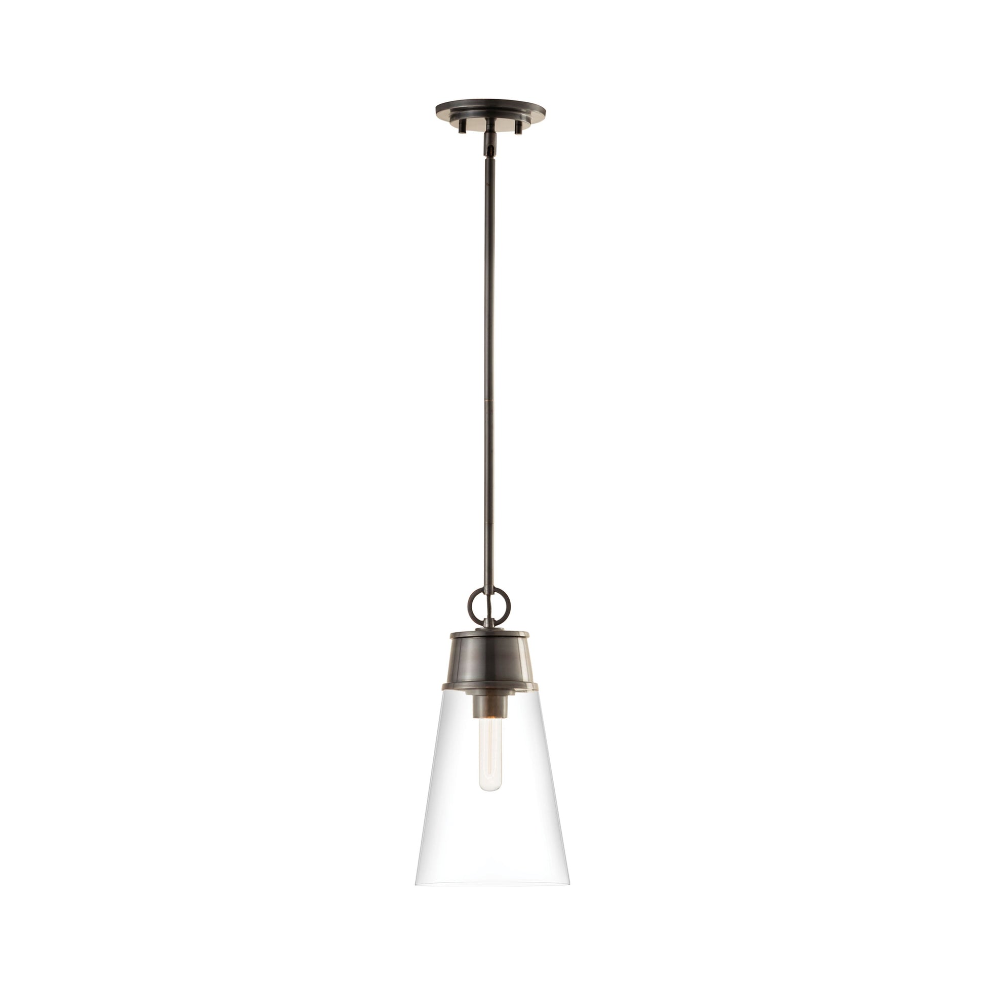Wentworth Pendant Light in Plated Bronze (7.5-Inch).