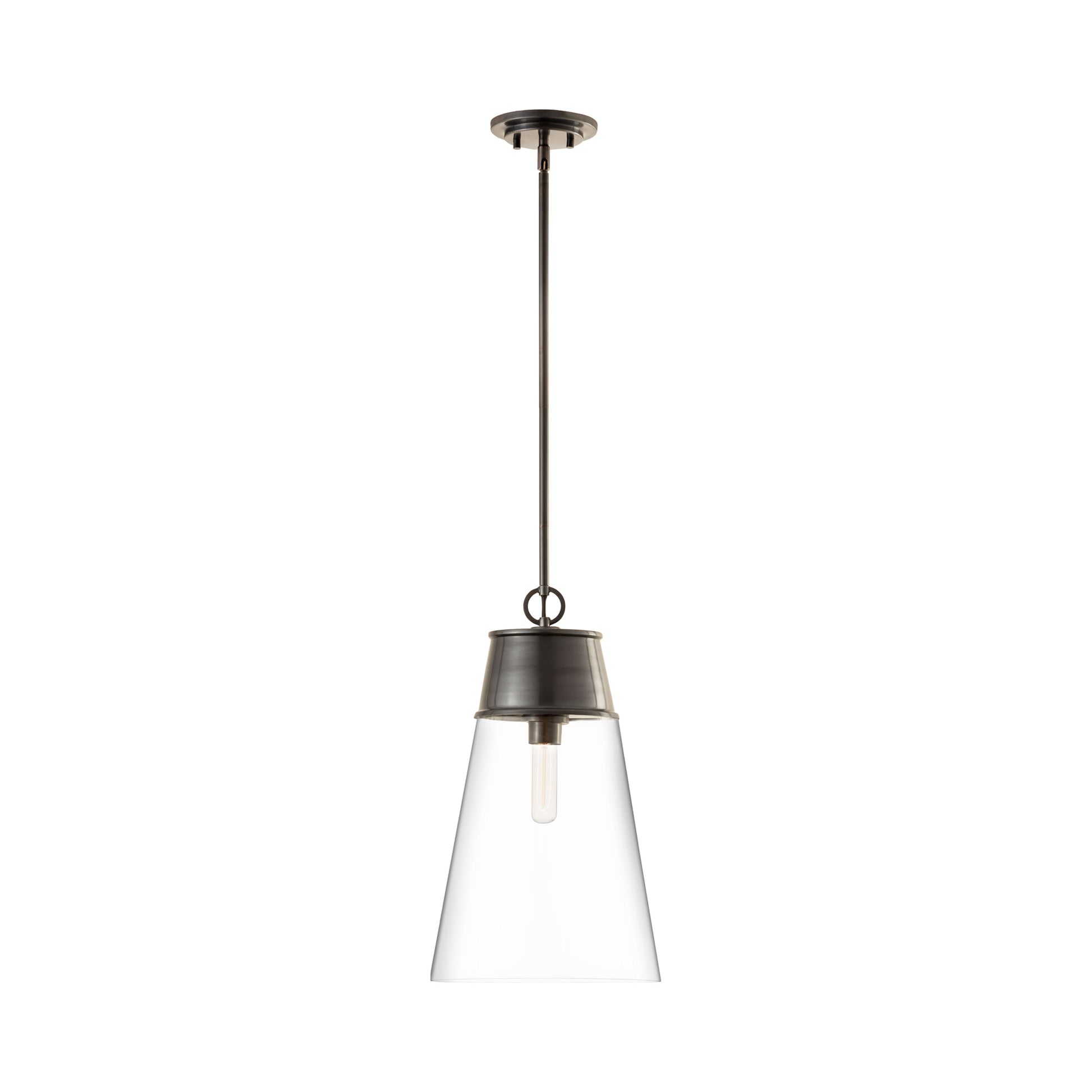 Wentworth Pendant Light in Plated Bronze (11.5-Inch).