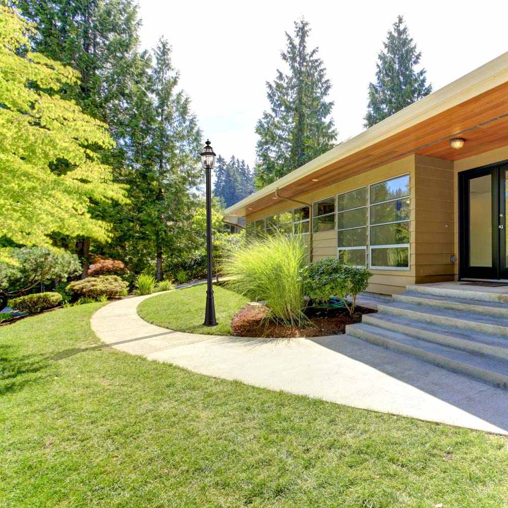 Westover 519P Outdoor Post Light in Outside Area.
