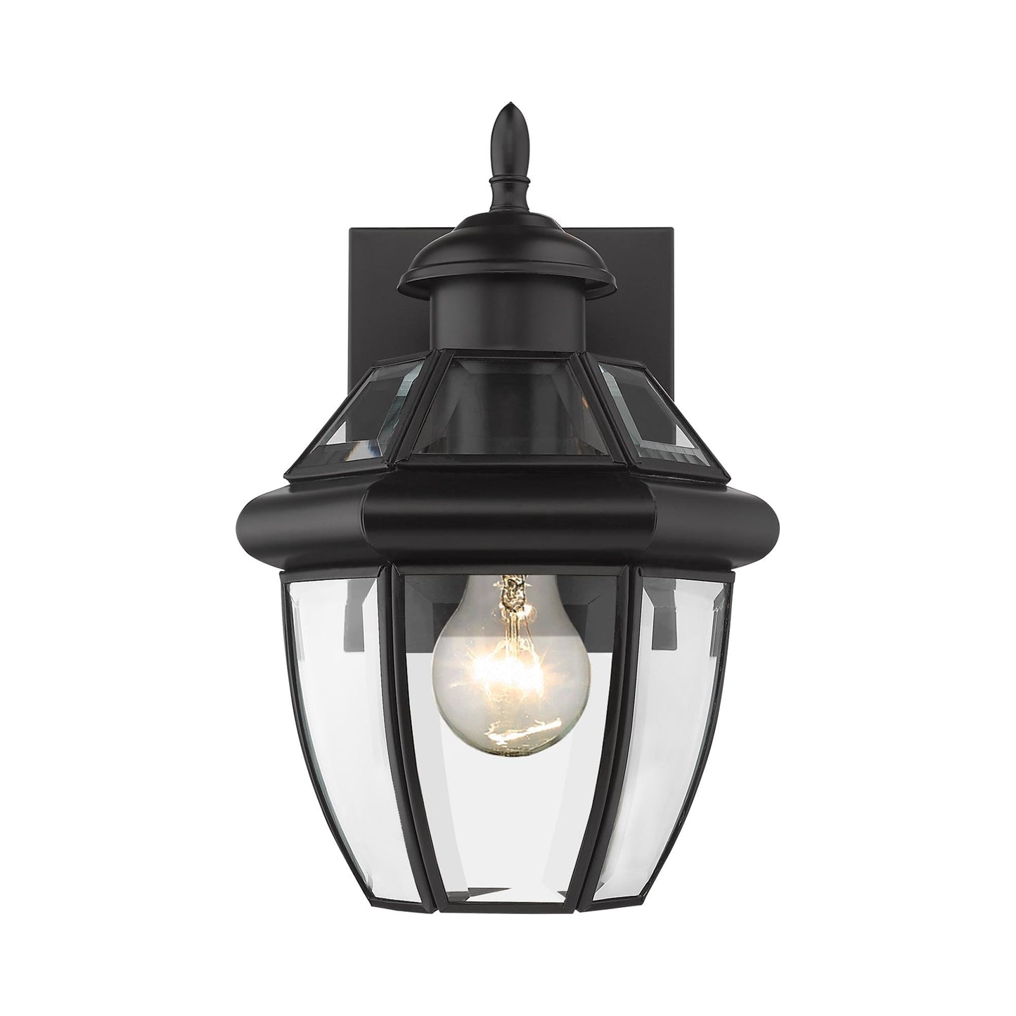 Westover Outdoor Glass Wall Light in Detail.