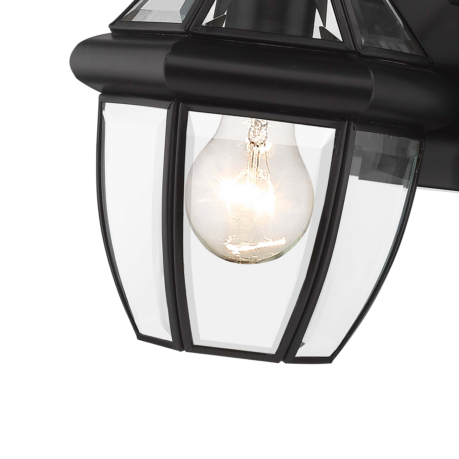 Westover Outdoor Glass Wall Light in Detail.
