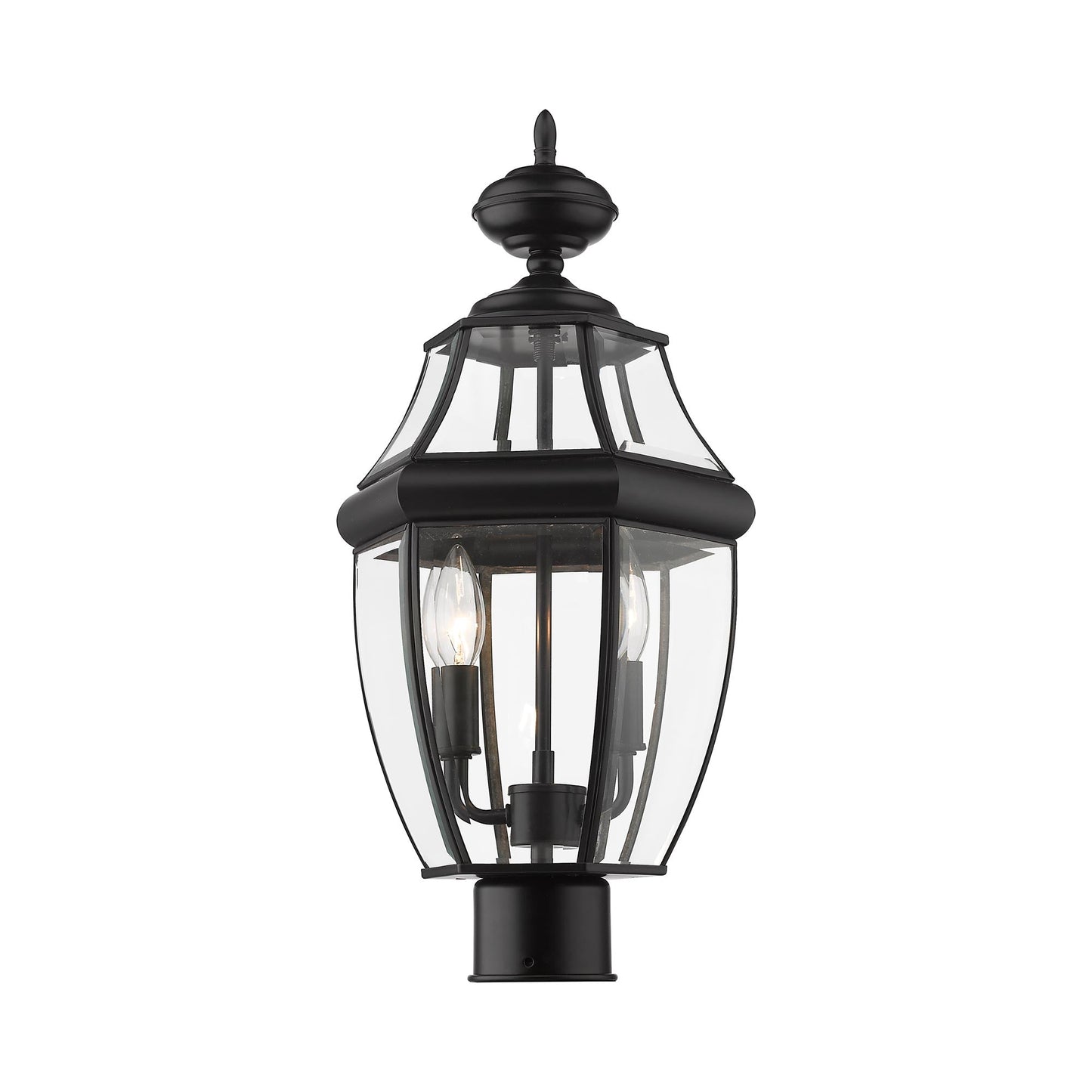 Westover Outdoor Round Post Light (2-Light).