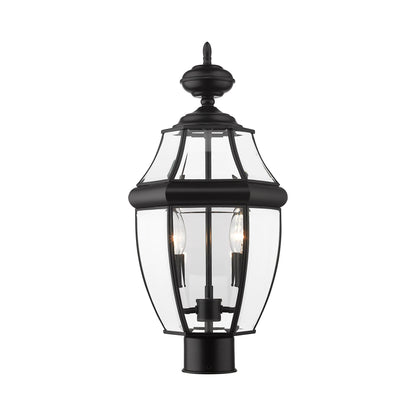 Westover Outdoor Round Post Light in Detail.