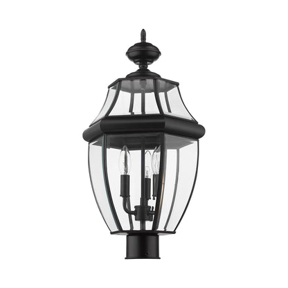 Westover Outdoor Round Post Light in Detail.