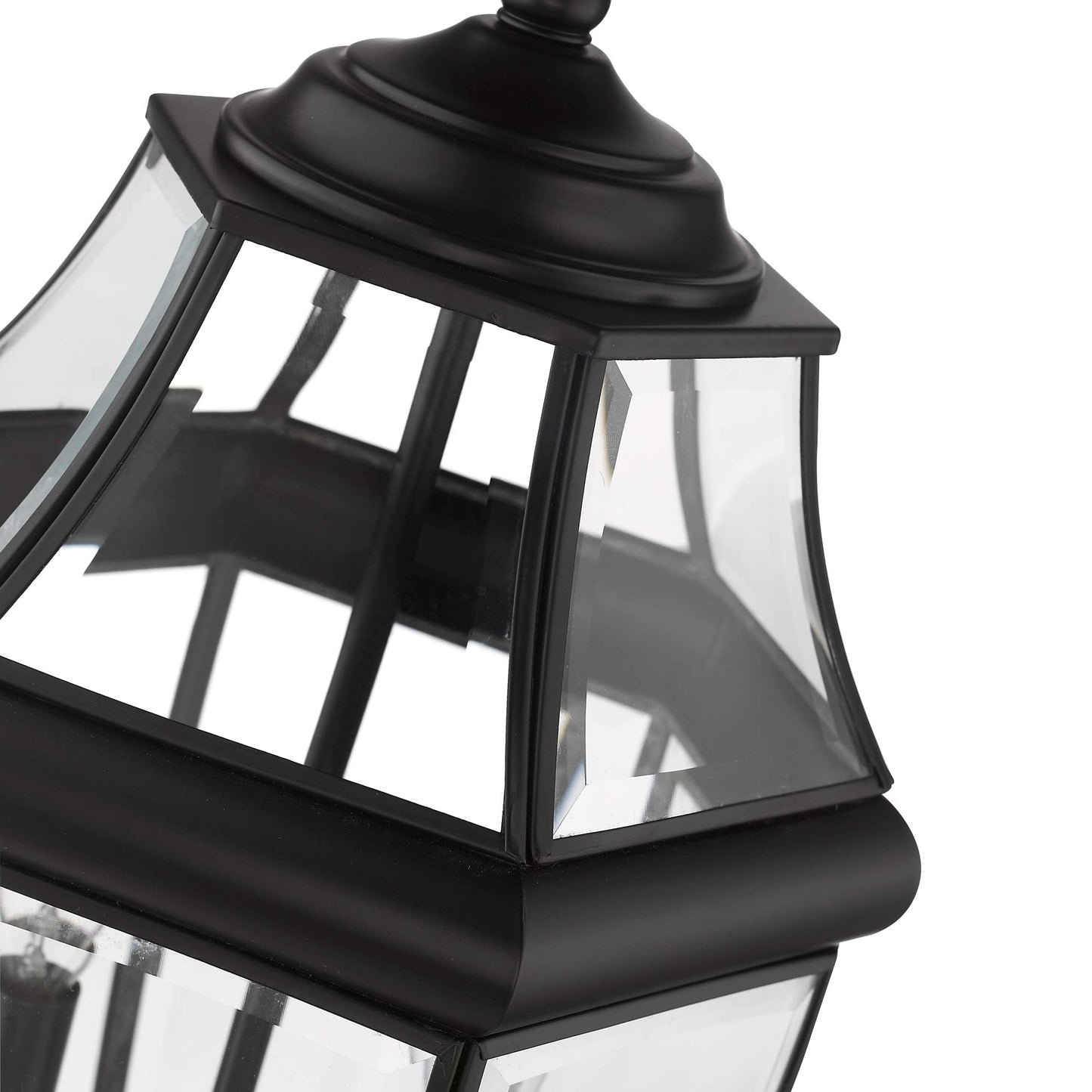 Westover Outdoor Round Post Light in Detail.