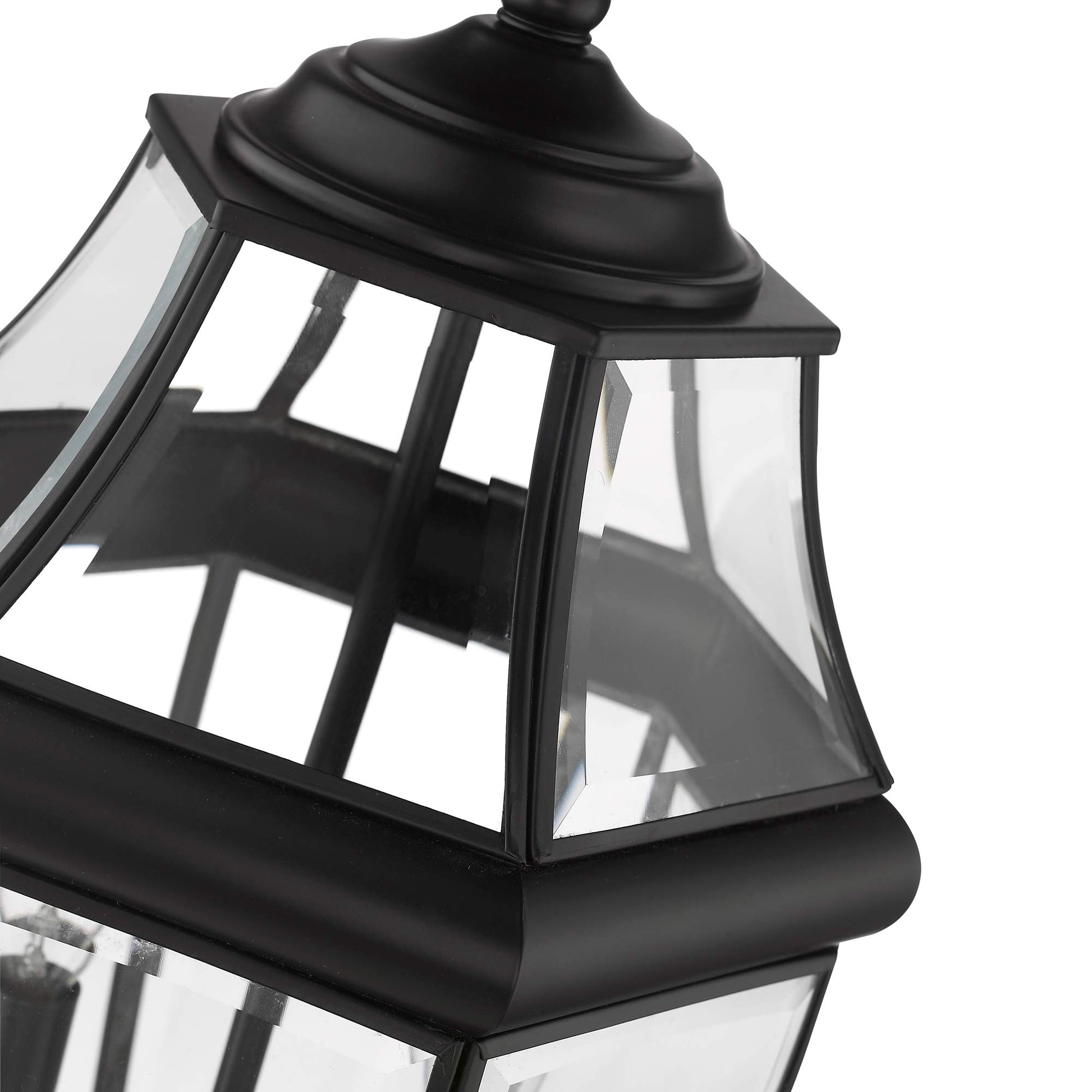 Westover Outdoor Round Post Light in Detail.