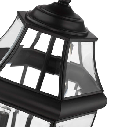 Westover Outdoor Round Post Light in Detail.