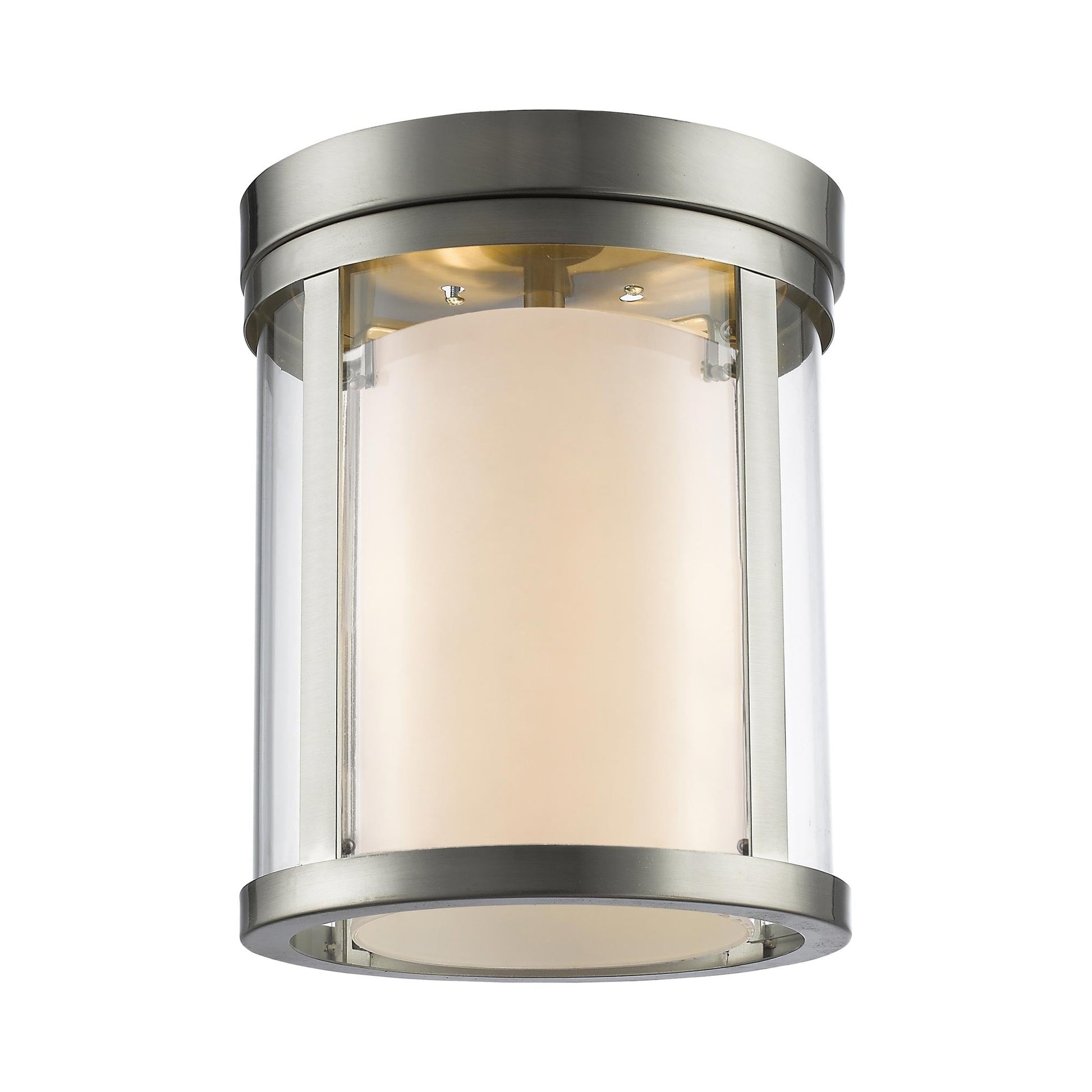 Willow 426F Flush Mount Ceiling Light in Brushed Nickel.