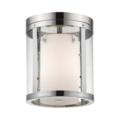 Willow 426F Flush Mount Ceiling Light in Chrome.