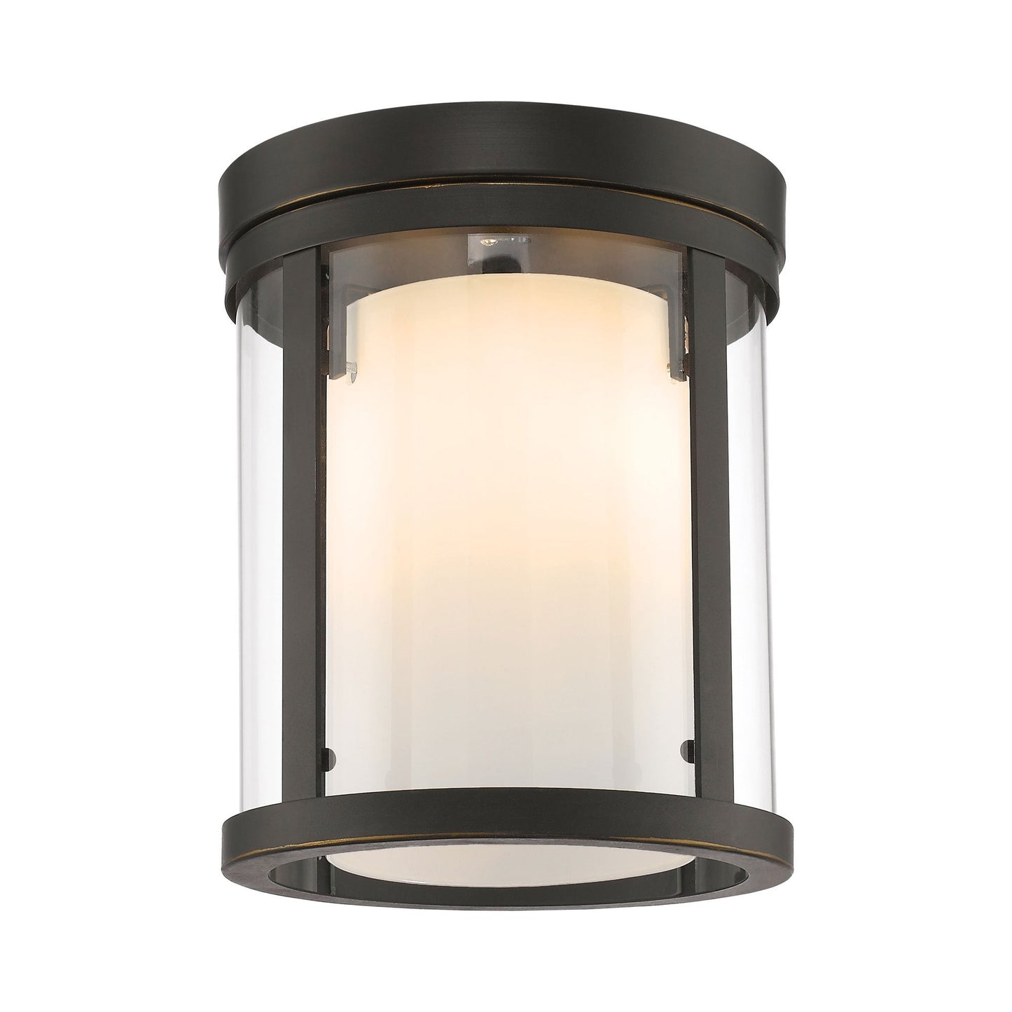 Willow 426F Flush Mount Ceiling Light in Olde Bronze.