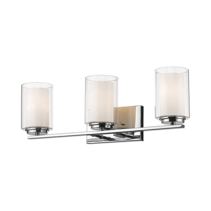 Willow Bath Vanity Light in Chrome (3-Light).
