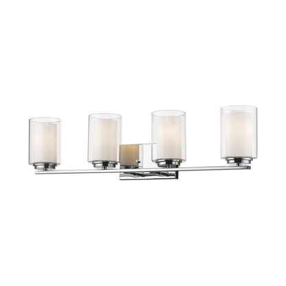 Willow Bath Vanity Light in Chrome (4-Light).