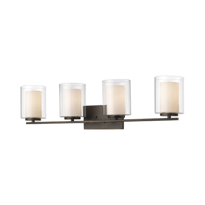 Willow Bath Vanity Light in Olde Bronze (4-Light).