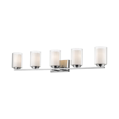Willow Bath Vanity Light in Chrome (5-Light).