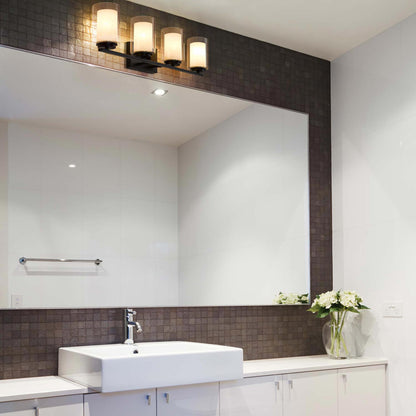 Willow Bath Vanity Light in bathroom.