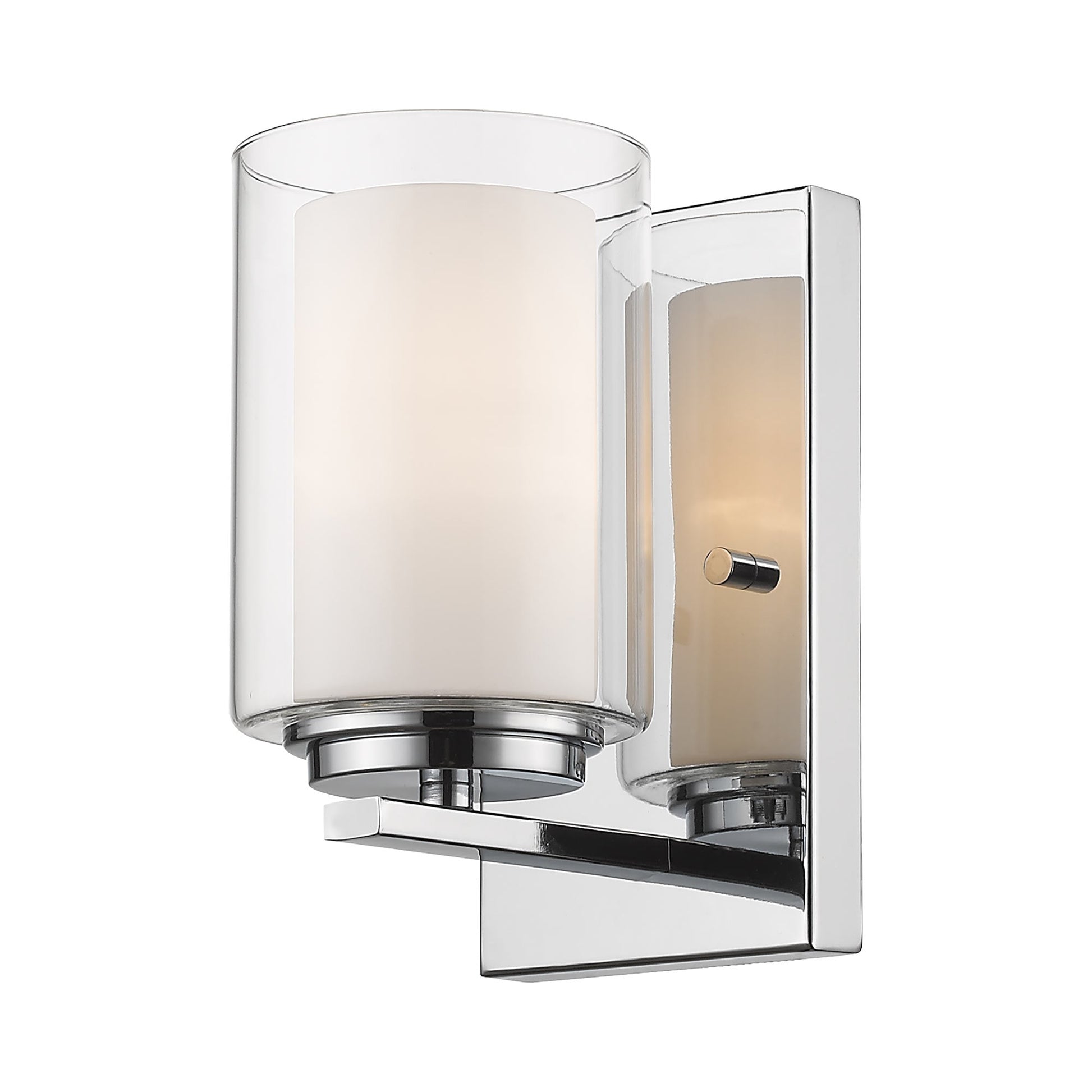 Willow Bath Wall Light in Chrome.