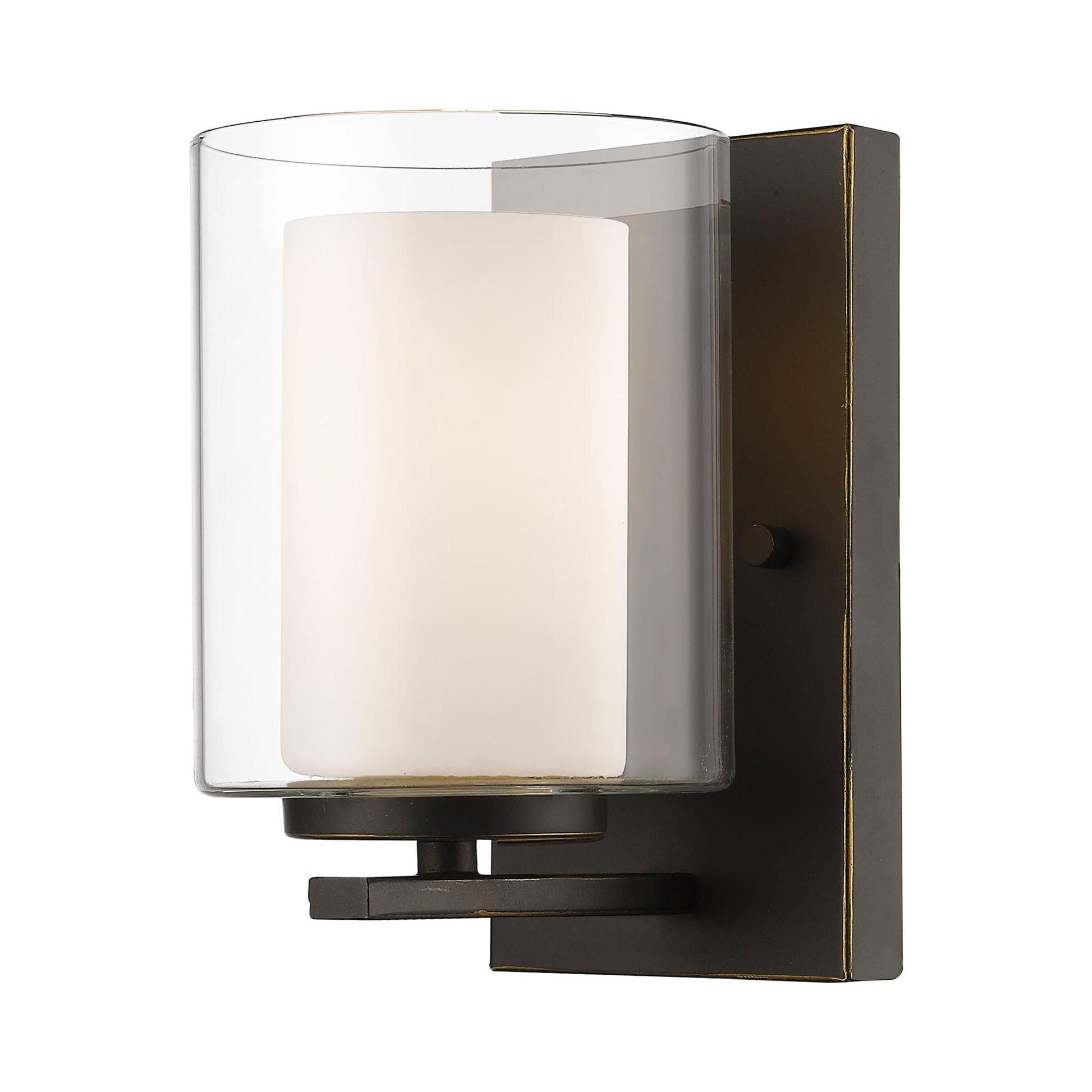 Willow Bath Wall Light in Olde Bronze.