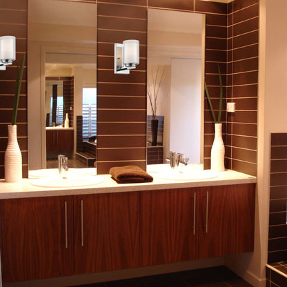 Willow Bath Wall Light in bathroom.