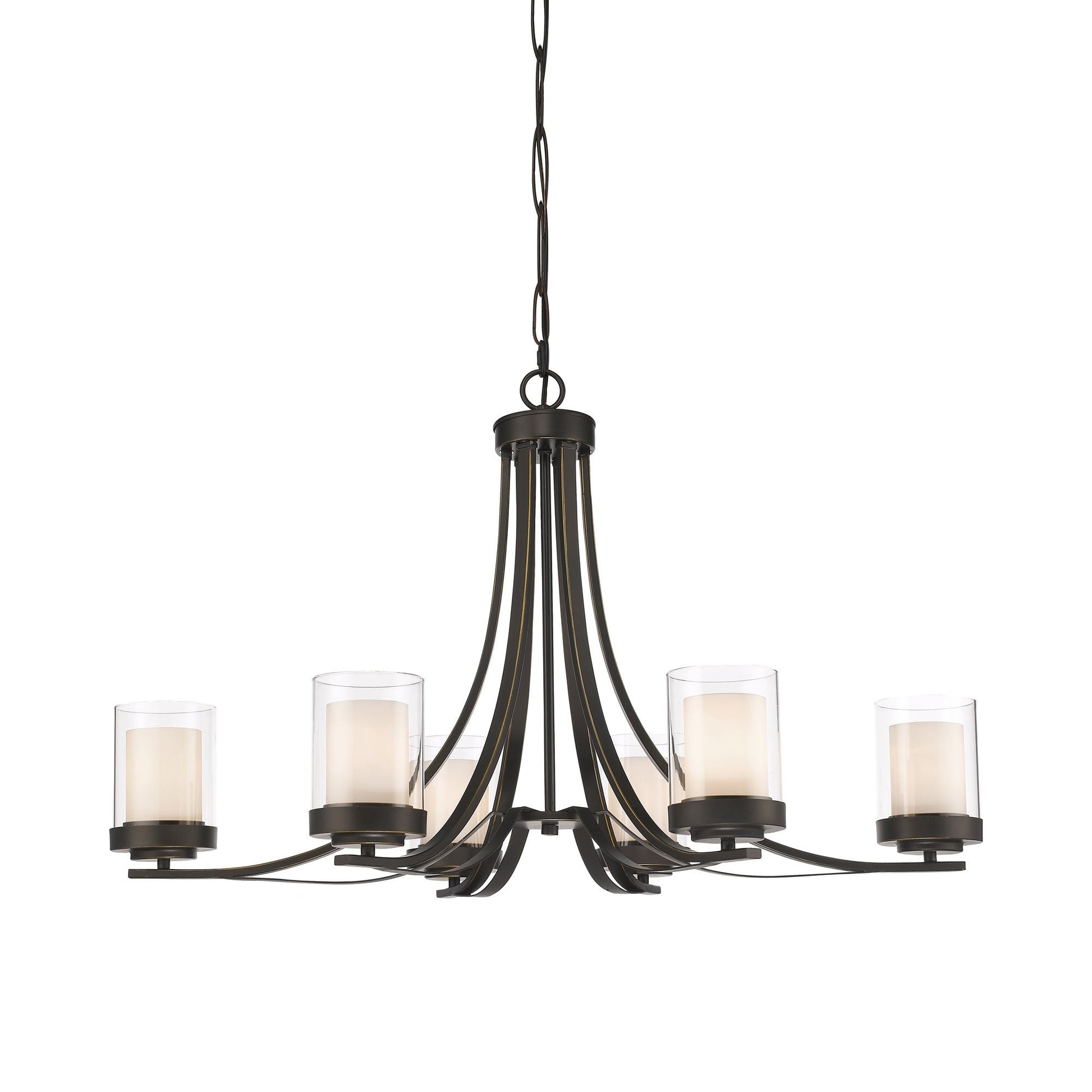 Willow Chandelier in Olde Bronze (6-Light).