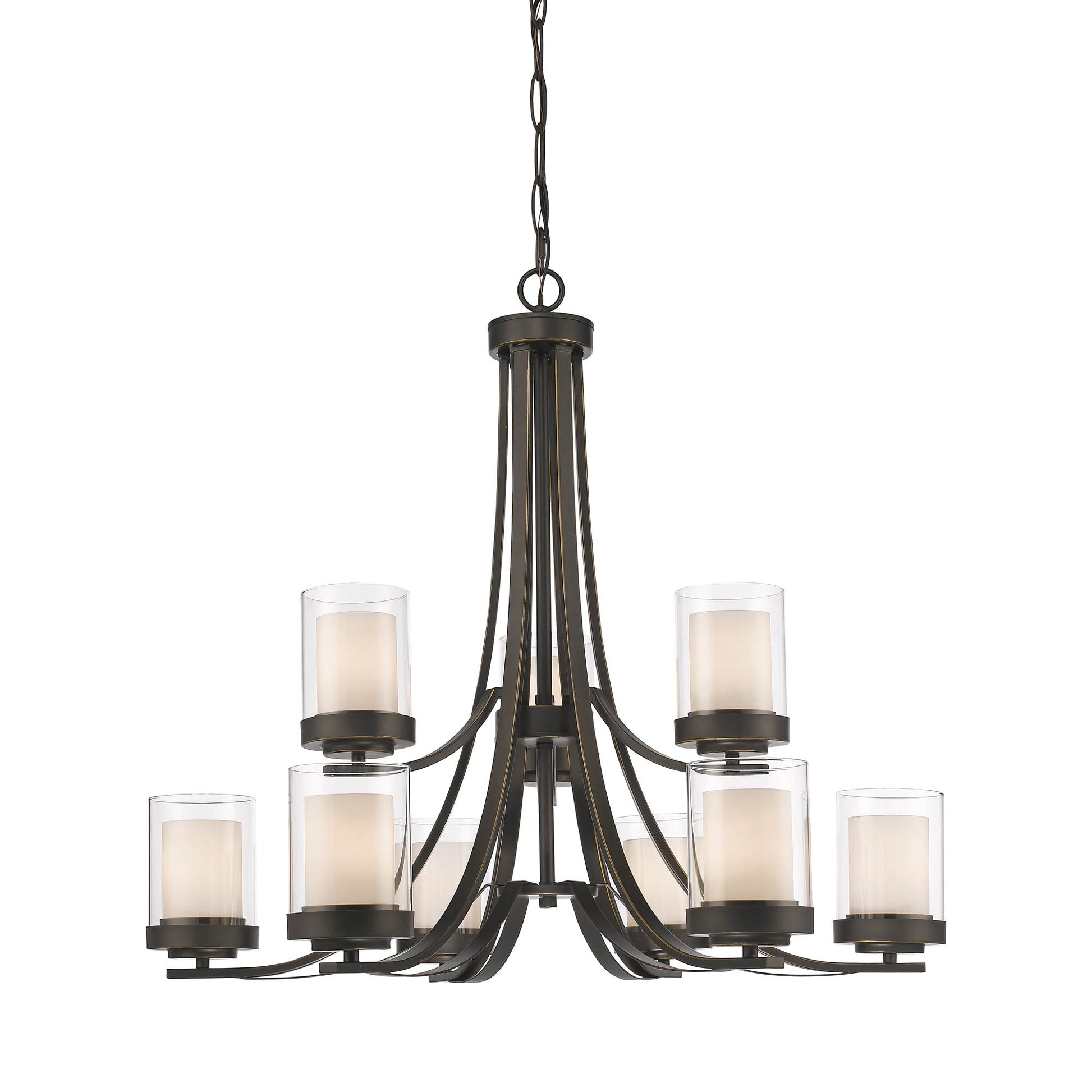 Willow Chandelier in Olde Bronze (9-Light).