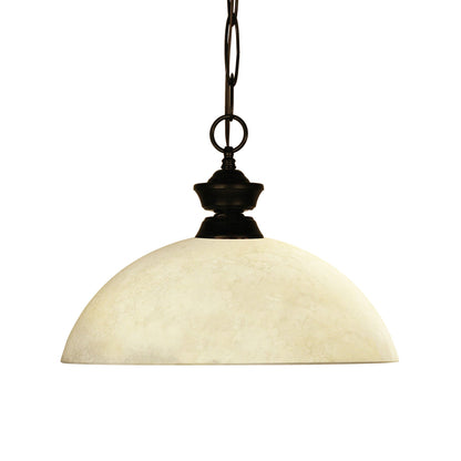 Windsor Pendant Light in Bronze/Golden Mottle.