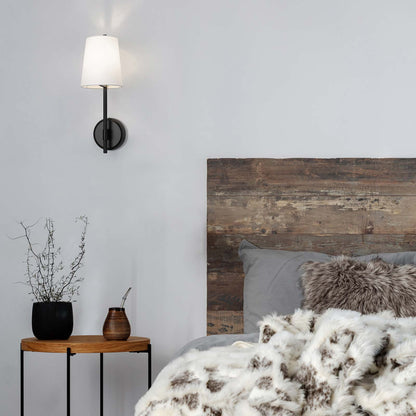 Winward Wall Light in bedroom.
