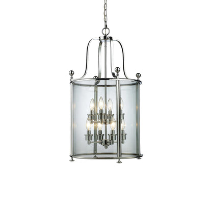Wyndham Chandelier in Chrome (8-Light).
