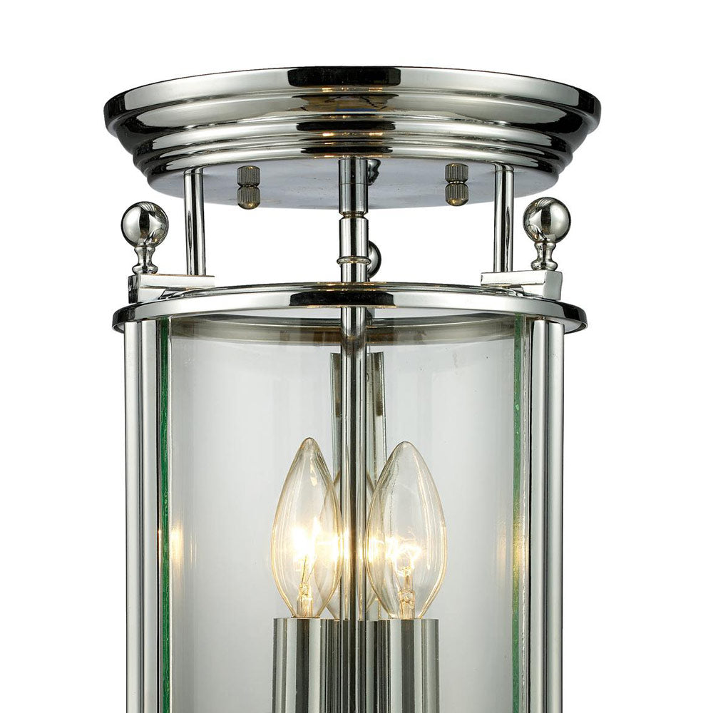 Wyndham Flush Mount Ceiling Light in Detail.