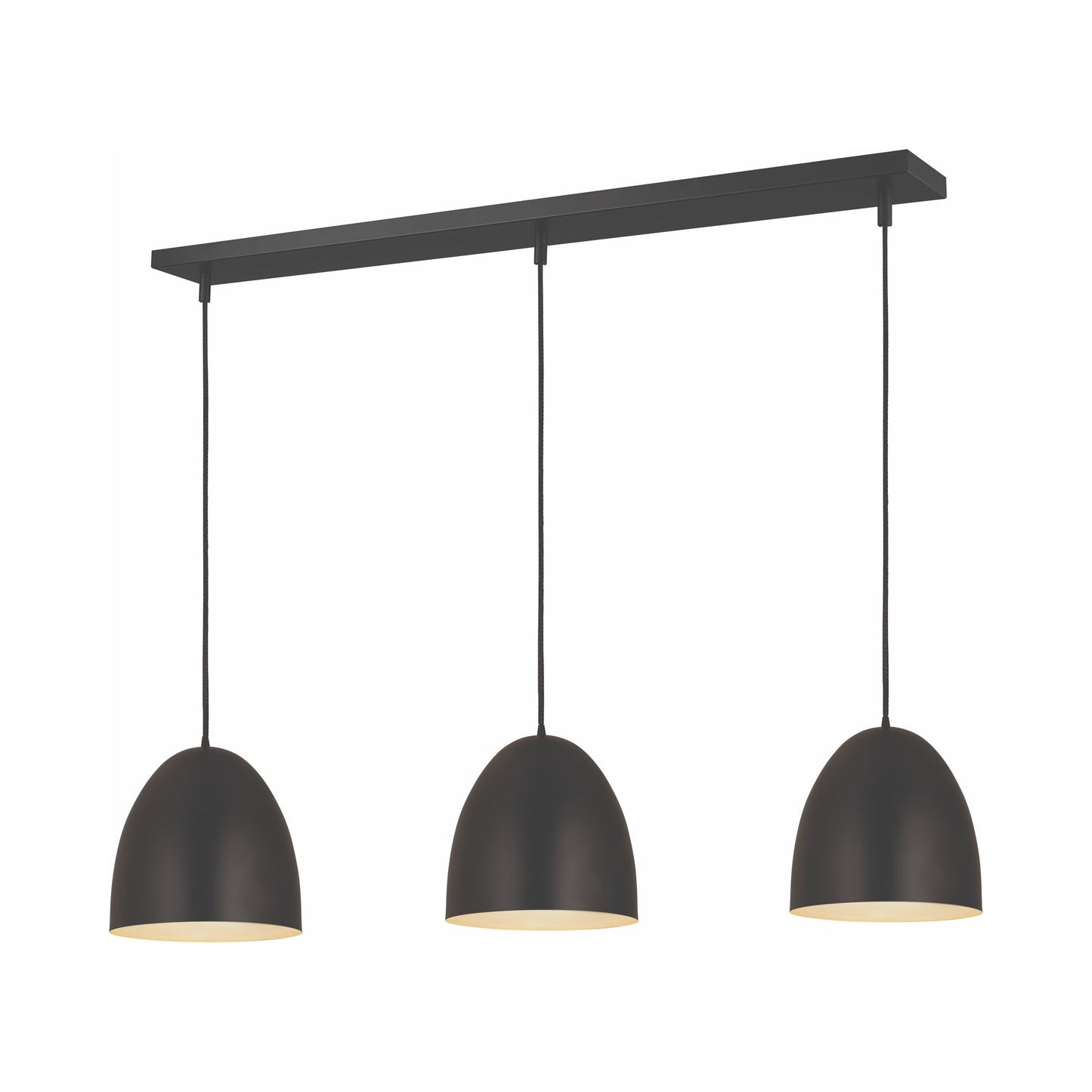 Z-Studio Linear Pendant Light in Satin Black.