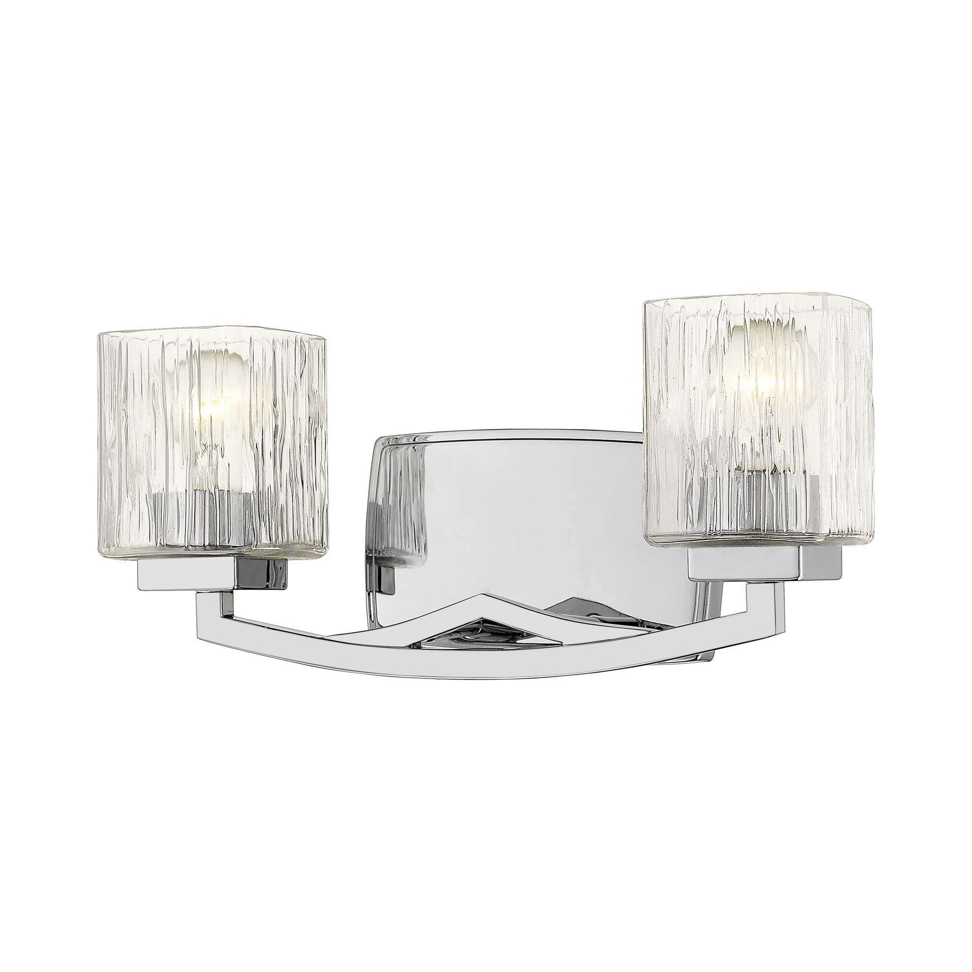 Zaid Bath Vanity Light in Chrome (2-Light).