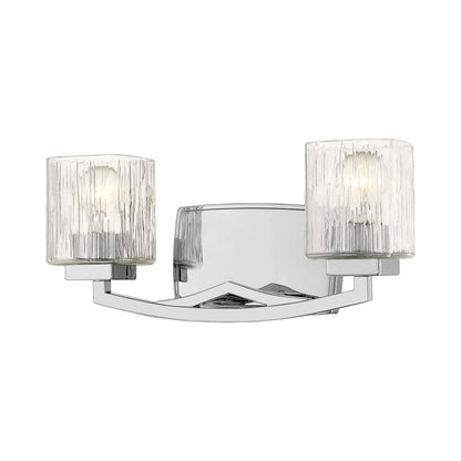 Zaid Bath Vanity Light in Chrome (2-Light).