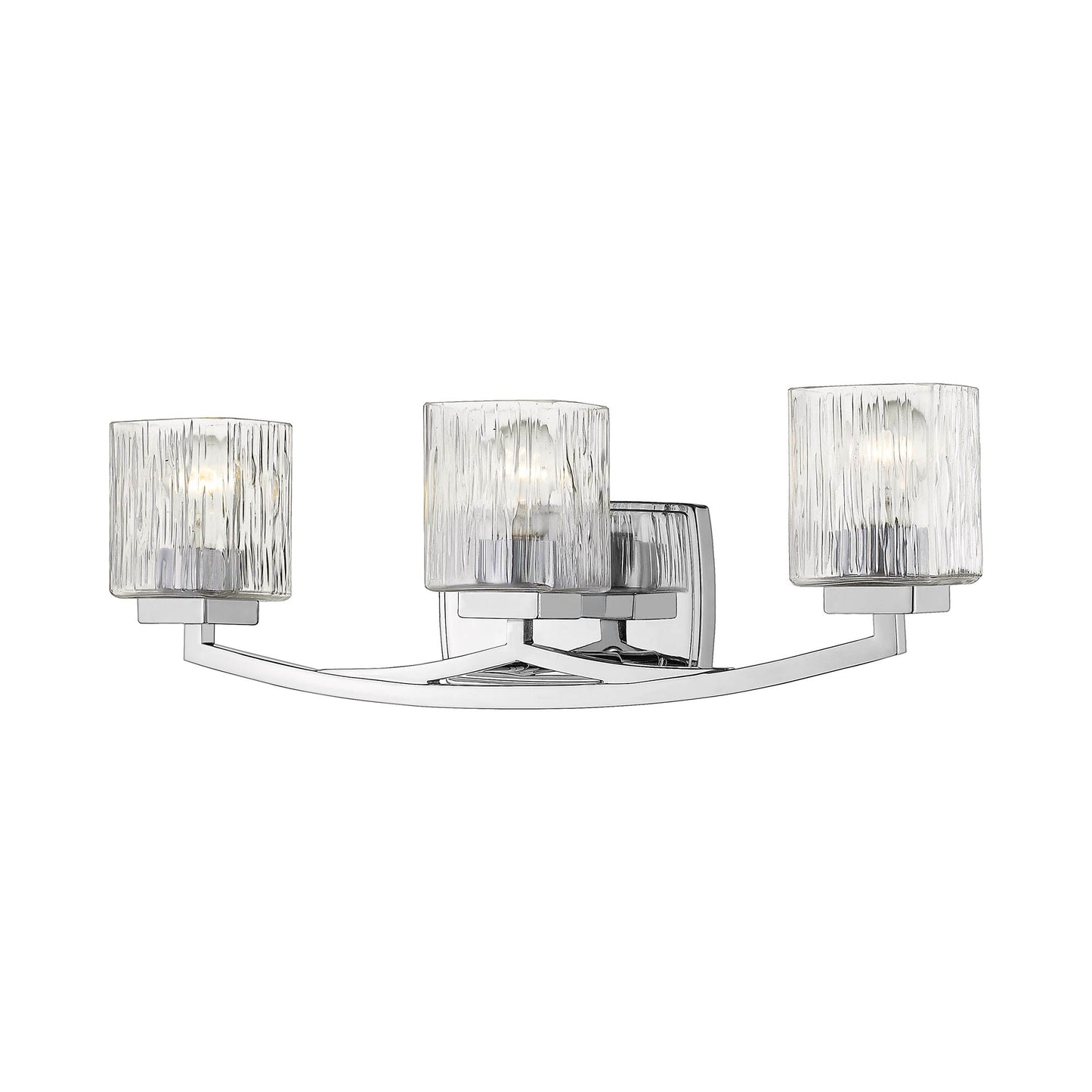 Zaid Bath Vanity Light in Chrome (3-Light).