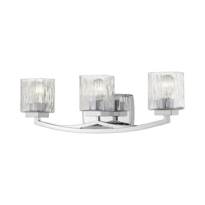 Zaid Bath Vanity Light in Chrome (3-Light).