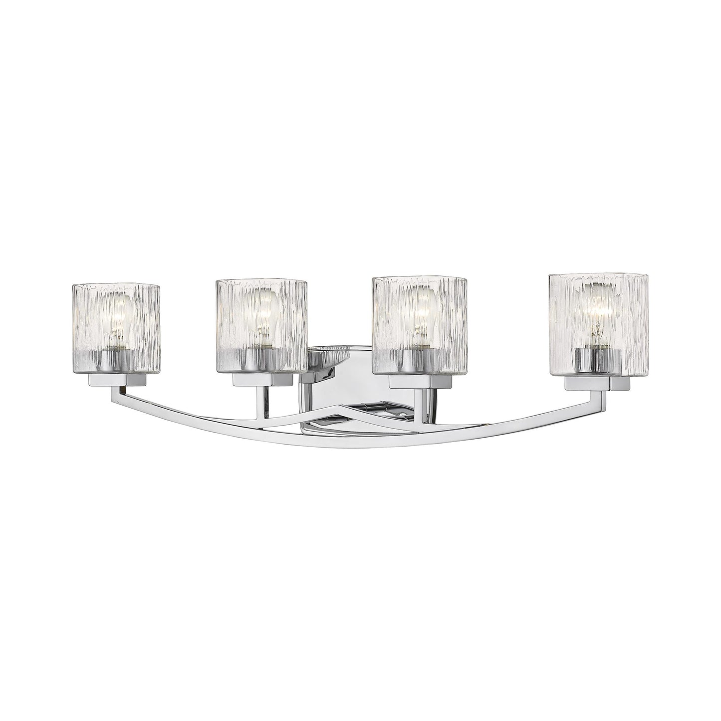 Zaid Bath Vanity Light in Chrome (4-Light).