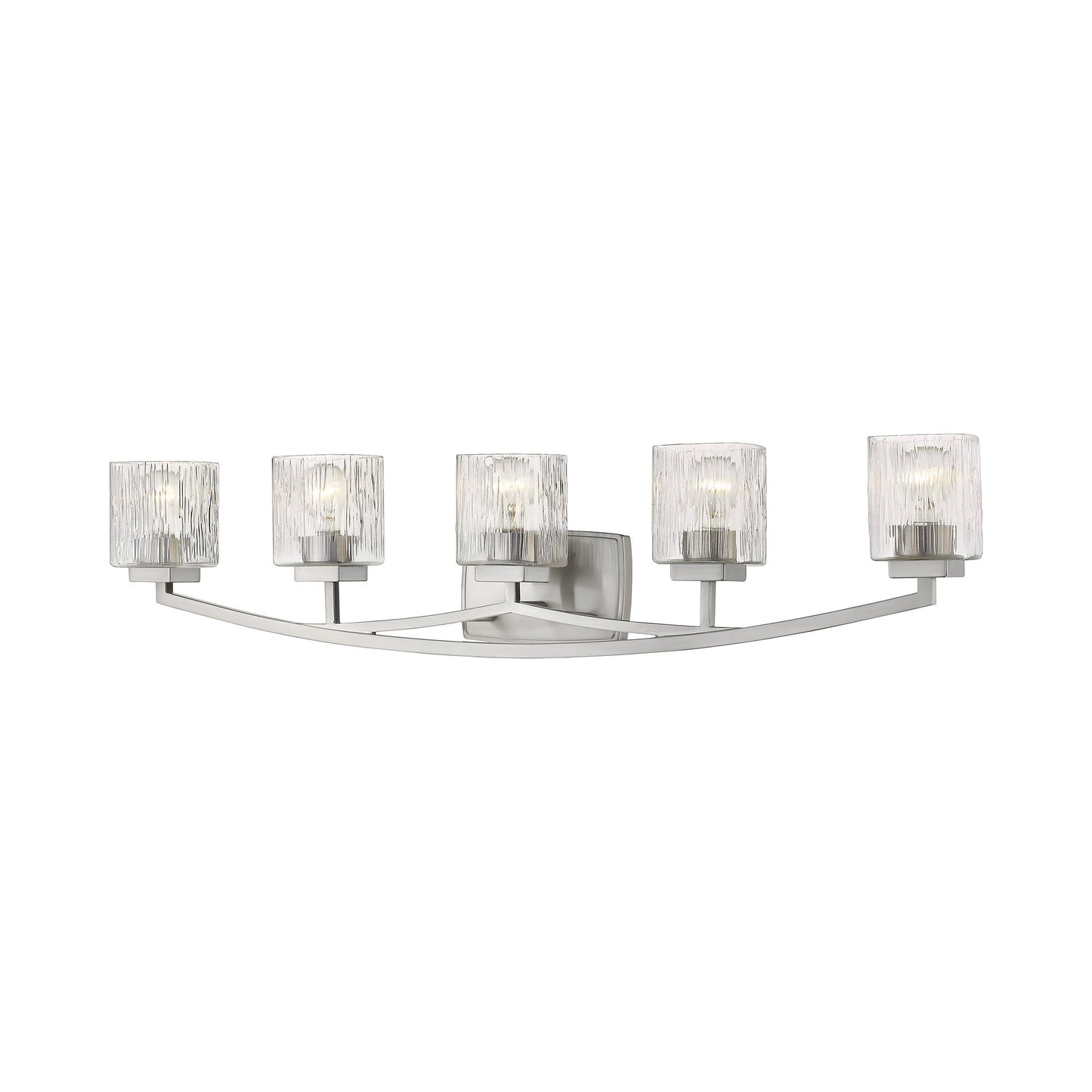 Zaid Bath Vanity Light in Brushed Nickel (5-Light).