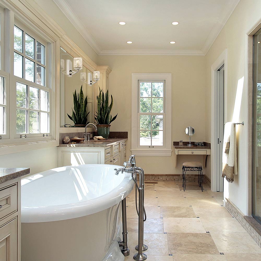 Zaid Bath Wall Light in bathroom.