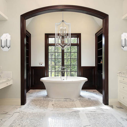 Zander Wall Light in bathroom.