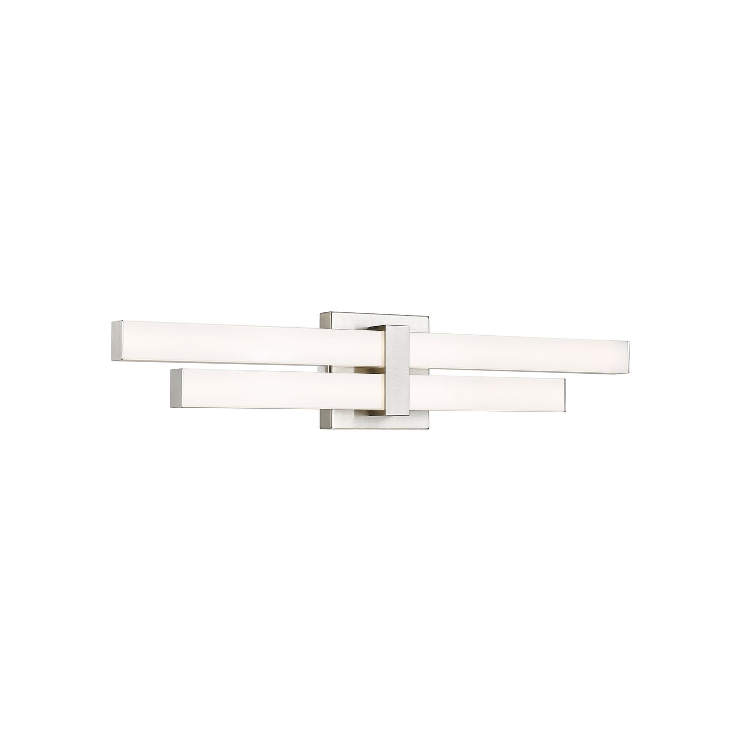 Zane LED Bath Vanity Light in Brushed Nickel (25-Inch).