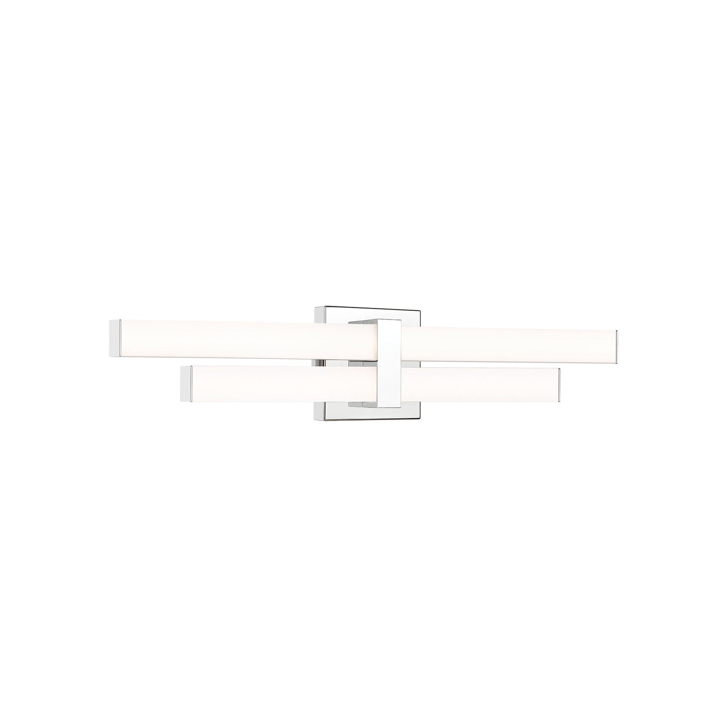 Zane LED Bath Vanity Light in Chrome (25-Inch).