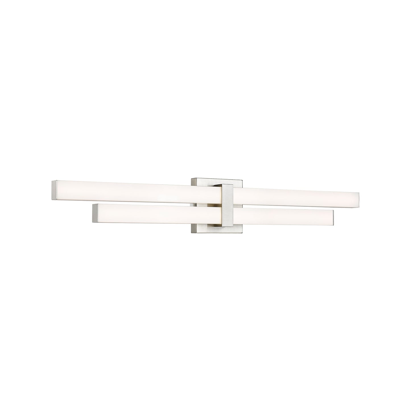 Zane LED Bath Vanity Light in Brushed Nickel (32-Inch).